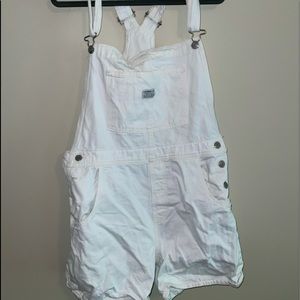 RARE WHITE LEVIS OVERALLS